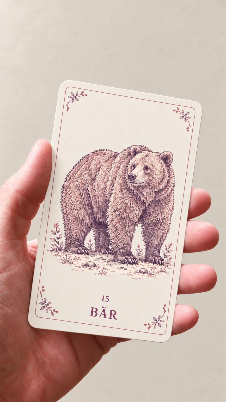 Flieder & Altrosa – Lenormand mit 36 Karten – Produktansicht 3