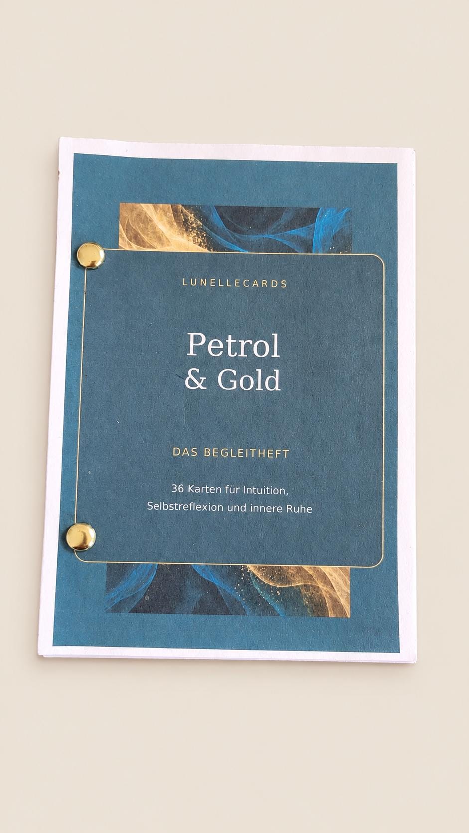 Petrol & Gold – 36 Orakelkarten mit Begleitheft – Produktansicht 6