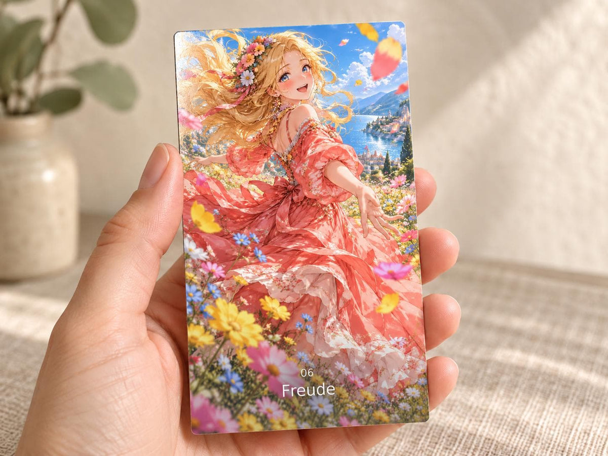 Anime-Orakel – 36 bunte Fantasy-Karten – Produktansicht 2