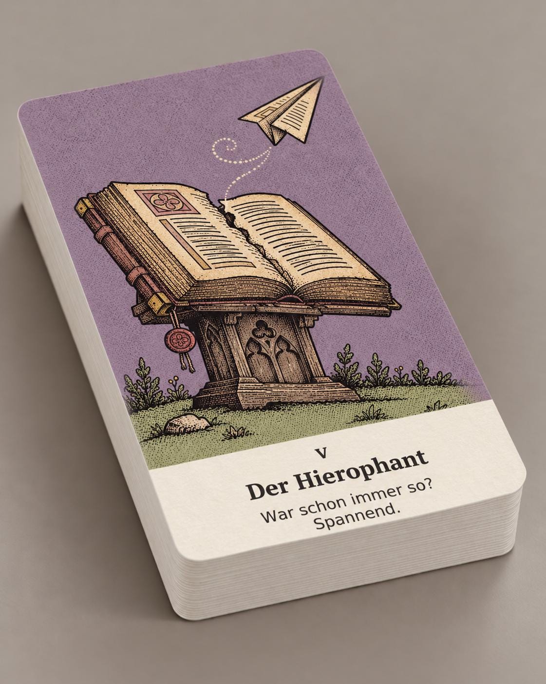 Humorvolles Tarot – 22 Große Arkana & 2 Bonuskarten – Produktansicht 5