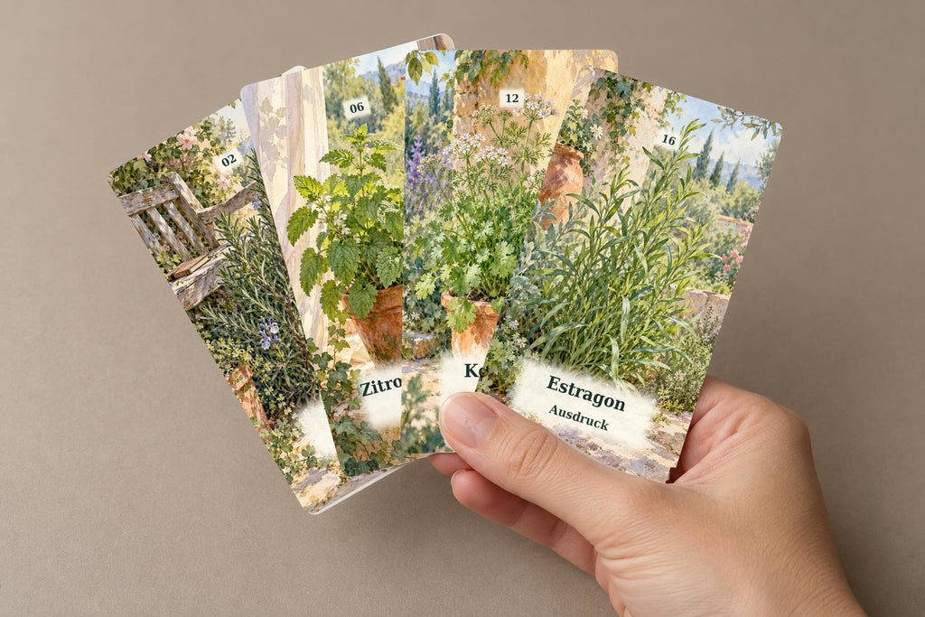 Kräuterflüstern – 36 botanische Orakelkarten – Produktansicht 2