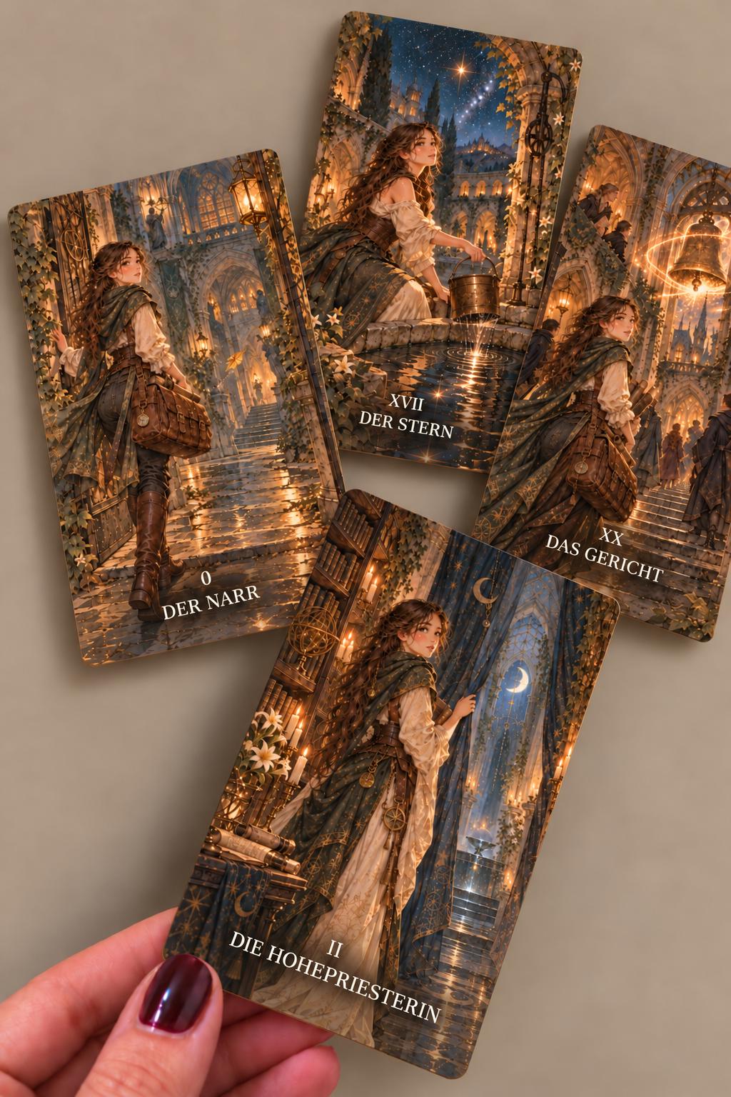 Zauberschule – Tarot mit 78 Karten – Produktansicht 2