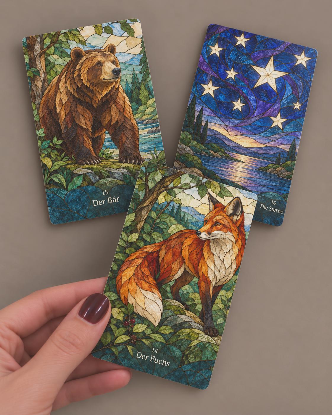 Lichtfenster – Lenormand im Glasmalerei-Stil – Produktansicht 2