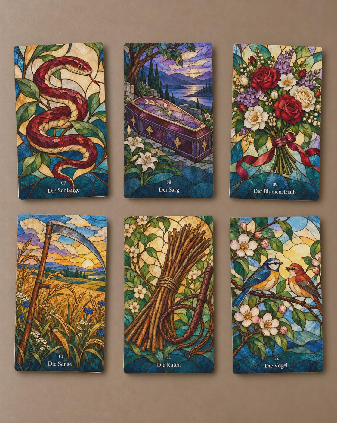 Lichtfenster – Lenormand im Glasmalerei-Stil – Produktansicht 4