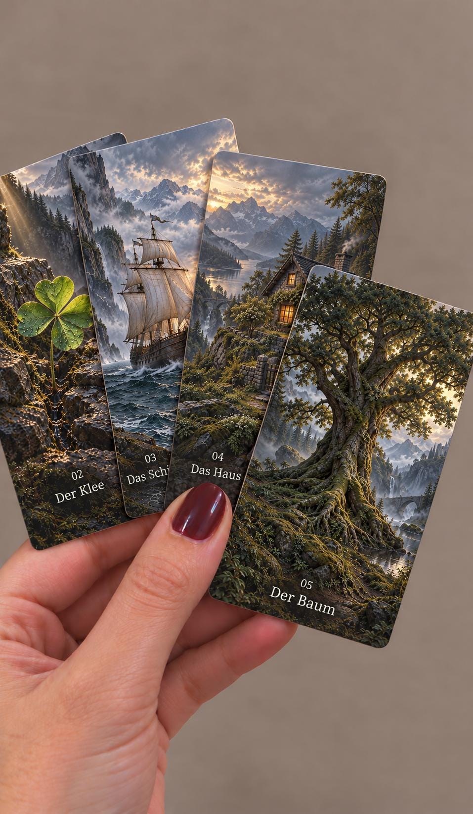 Die Schattenlande – Fantasy-Lenormand – Produktansicht 3
