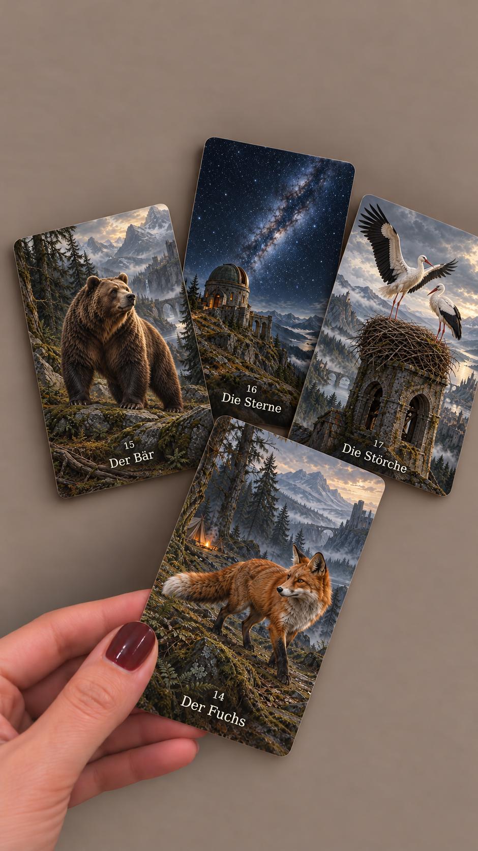 Die Schattenlande – Fantasy-Lenormand – Produktansicht 4
