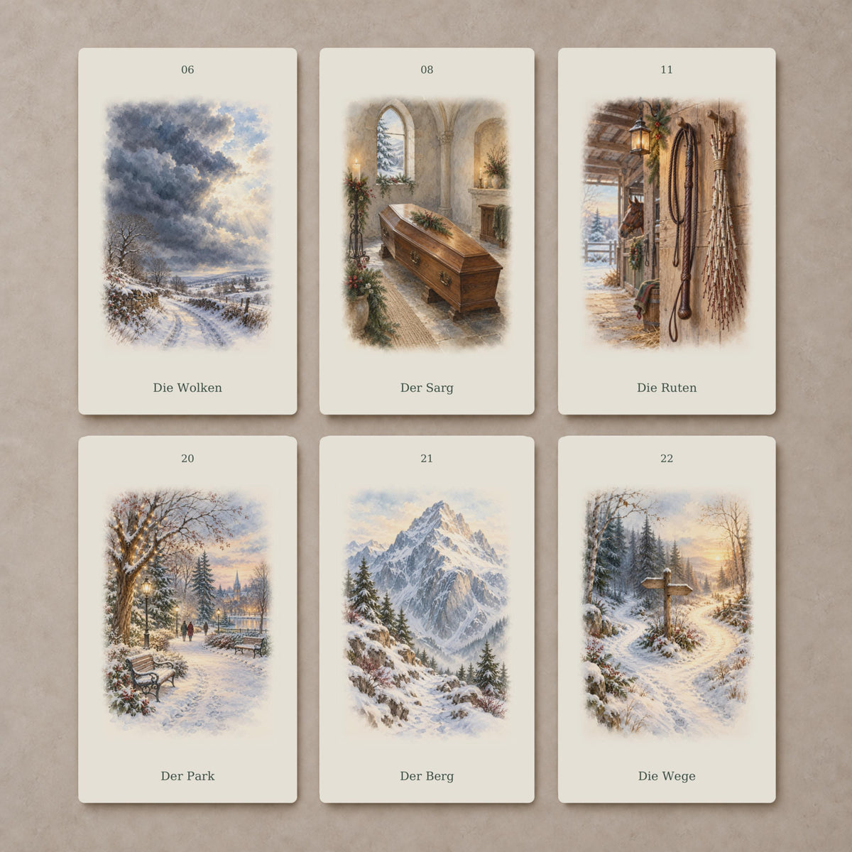 Winterzauber – Weihnachts-Lenormand – Produktansicht 6