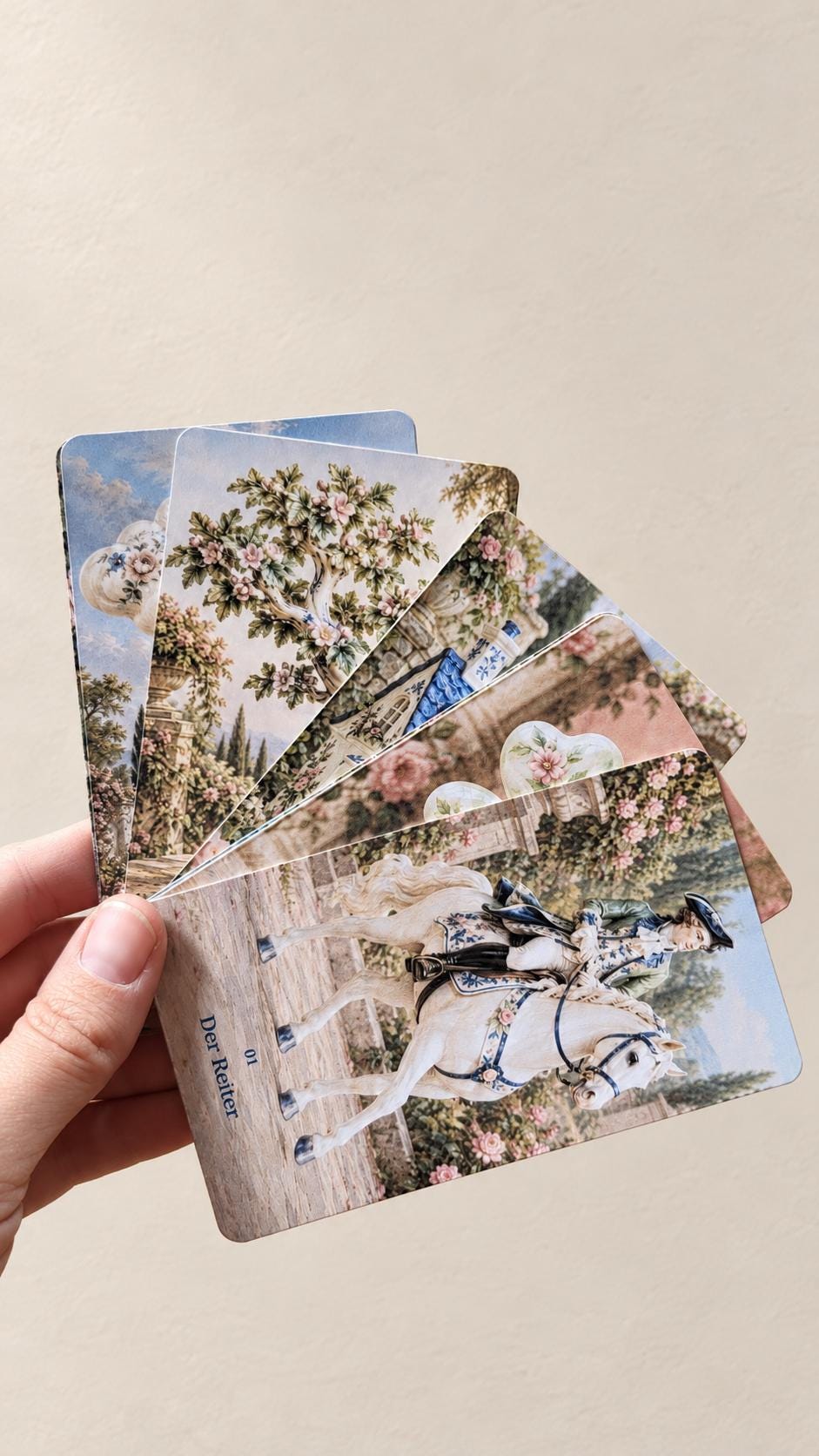 Porzellangarten – Lenormand mit 36 Karten – Produktansicht 1