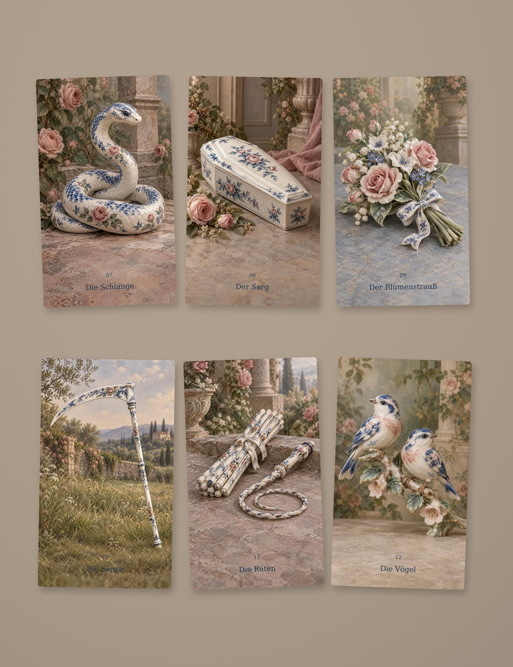 Porzellangarten – Lenormand mit 36 Karten – Produktansicht 6