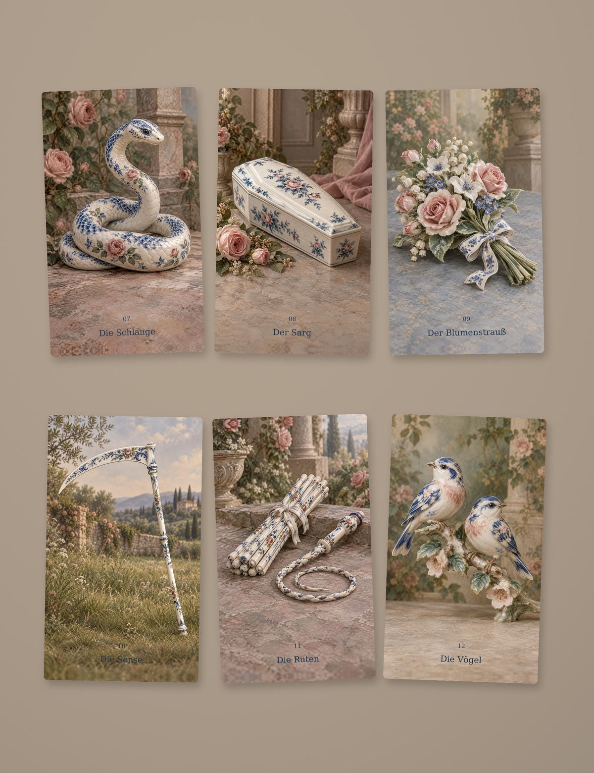 Porzellangarten – Lenormand mit 36 Karten – Produktansicht 6