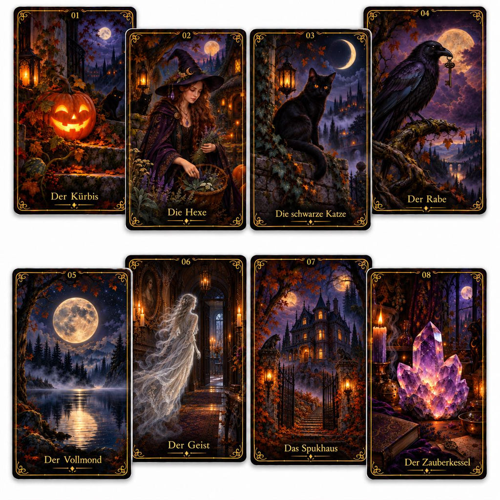 Halloween – 36 mystische Orakelkarten – Produktansicht 5