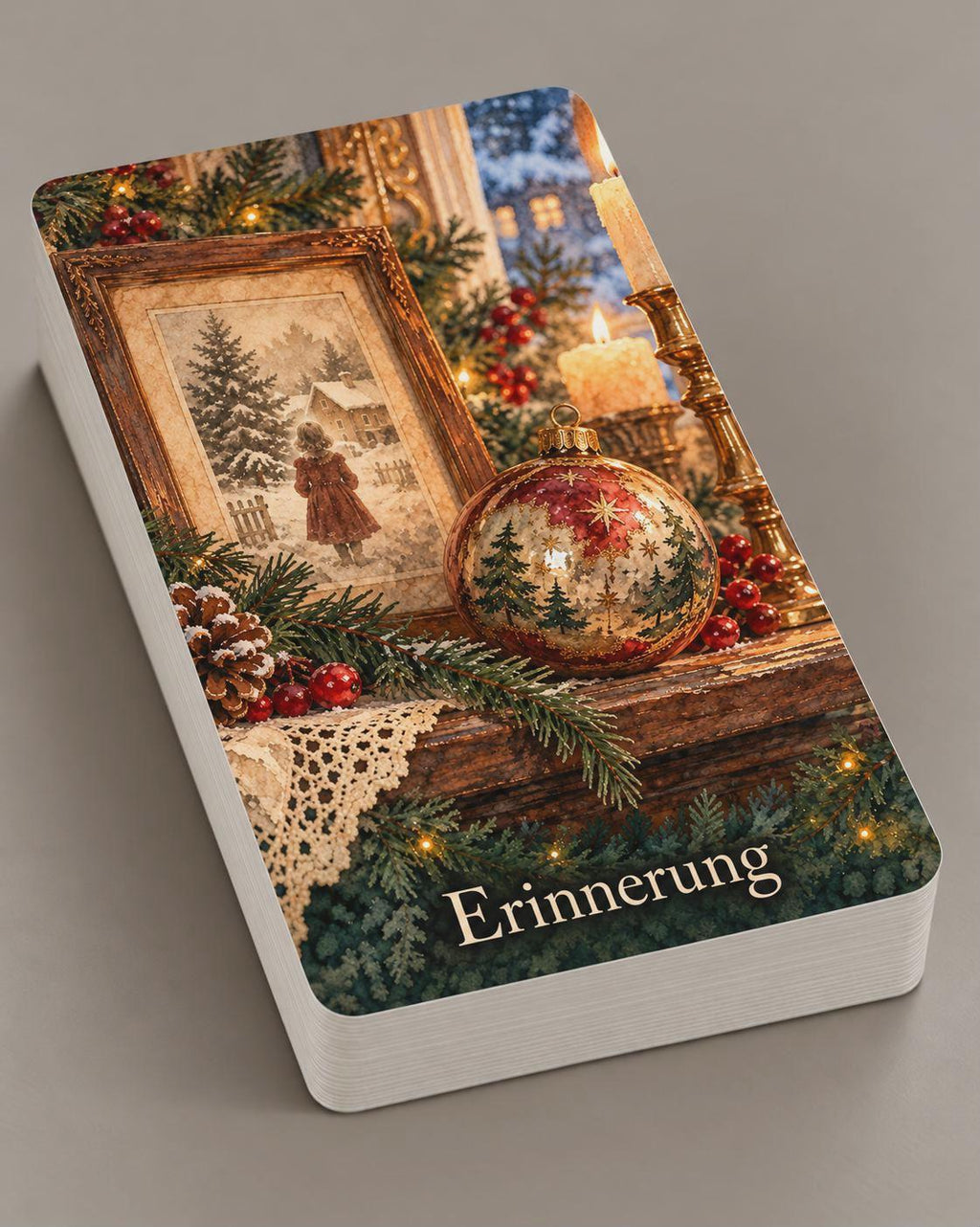 Weihnachtsorakel – 36 Aquarellkarten mit Handbuch – Produktansicht 2