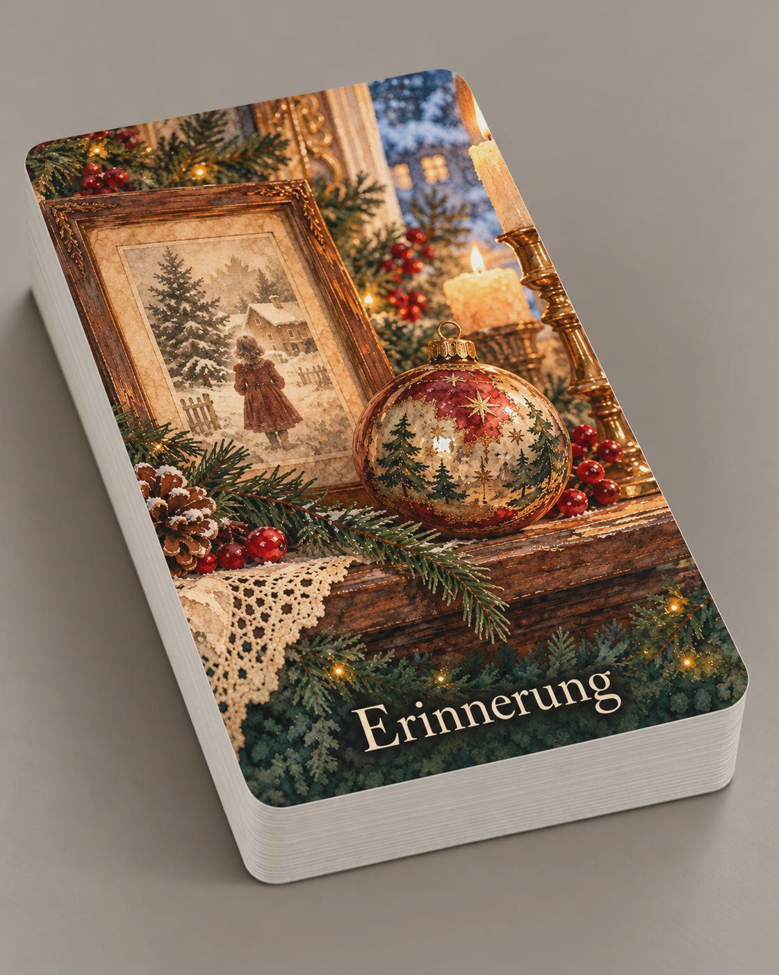 Weihnachtsorakel – 36 Aquarellkarten mit Handbuch – Produktansicht 2