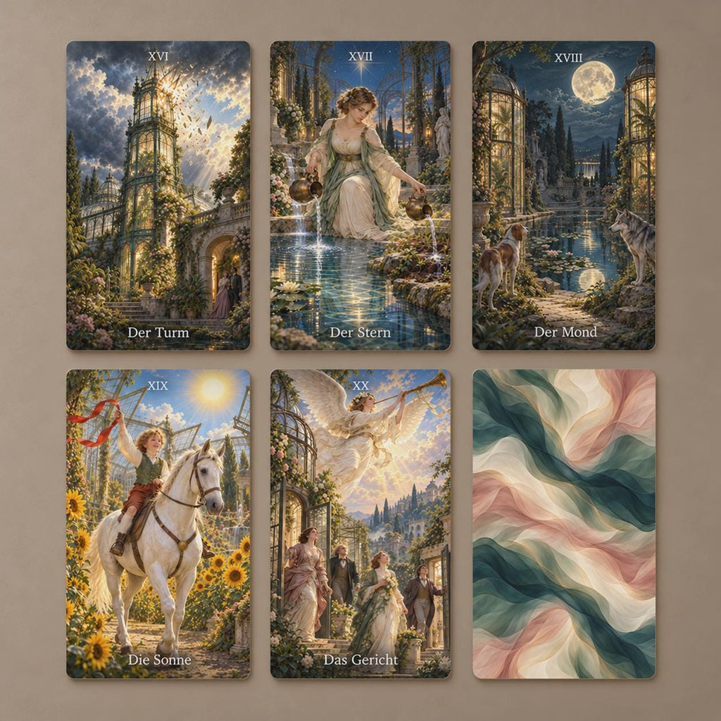 Unter Glas – Tarot der Großen Arkana – Produktansicht 3