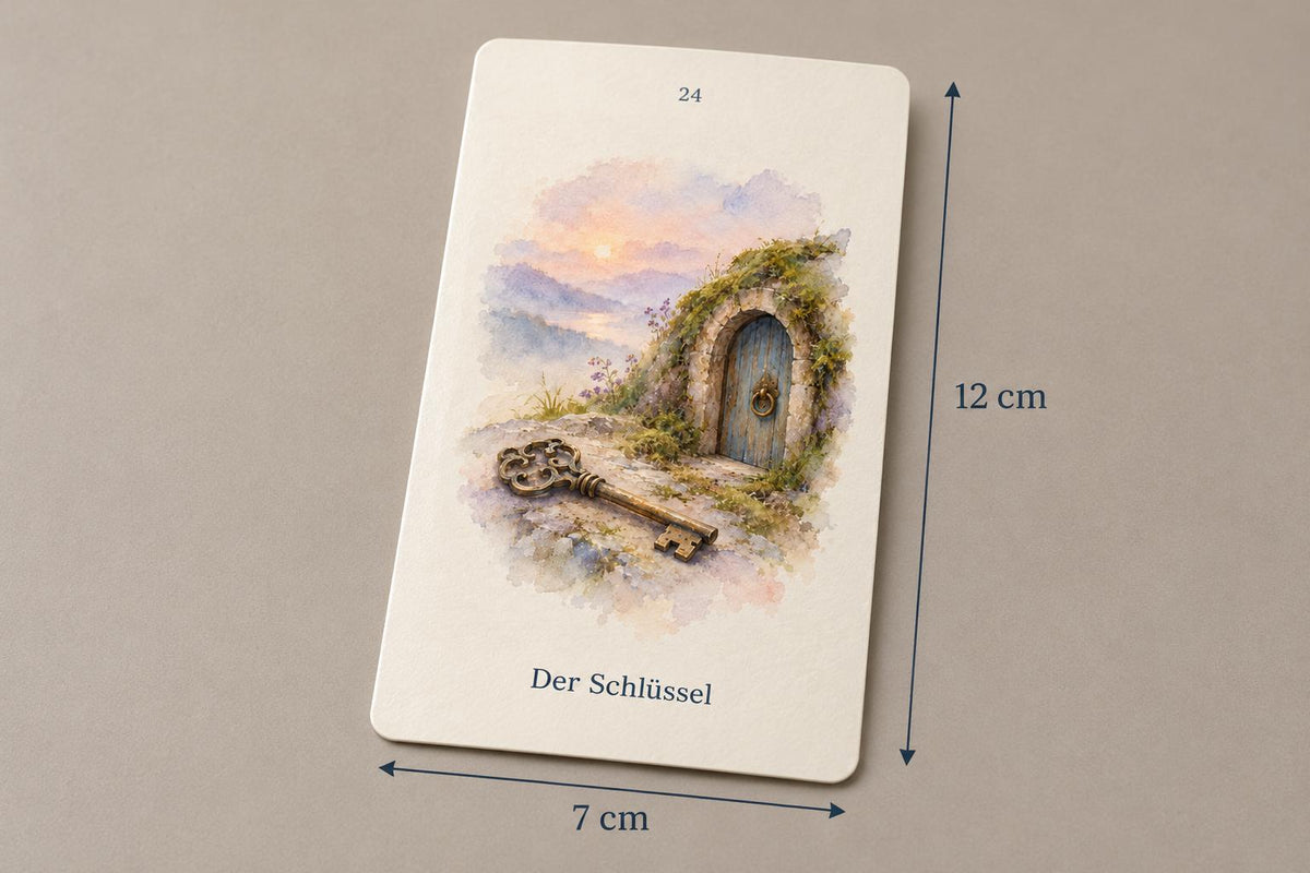 Nachtzeichen – 36 Traumkarten mit Begleitheft – Produktansicht 4