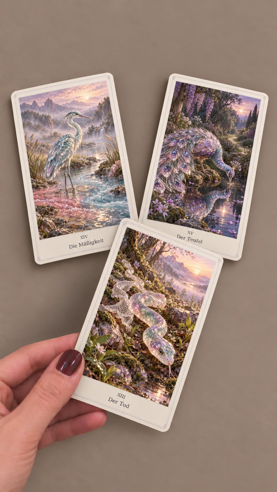 Kristallseelen – Tarot der Tiere mit 78 Karten – Produktansicht 2