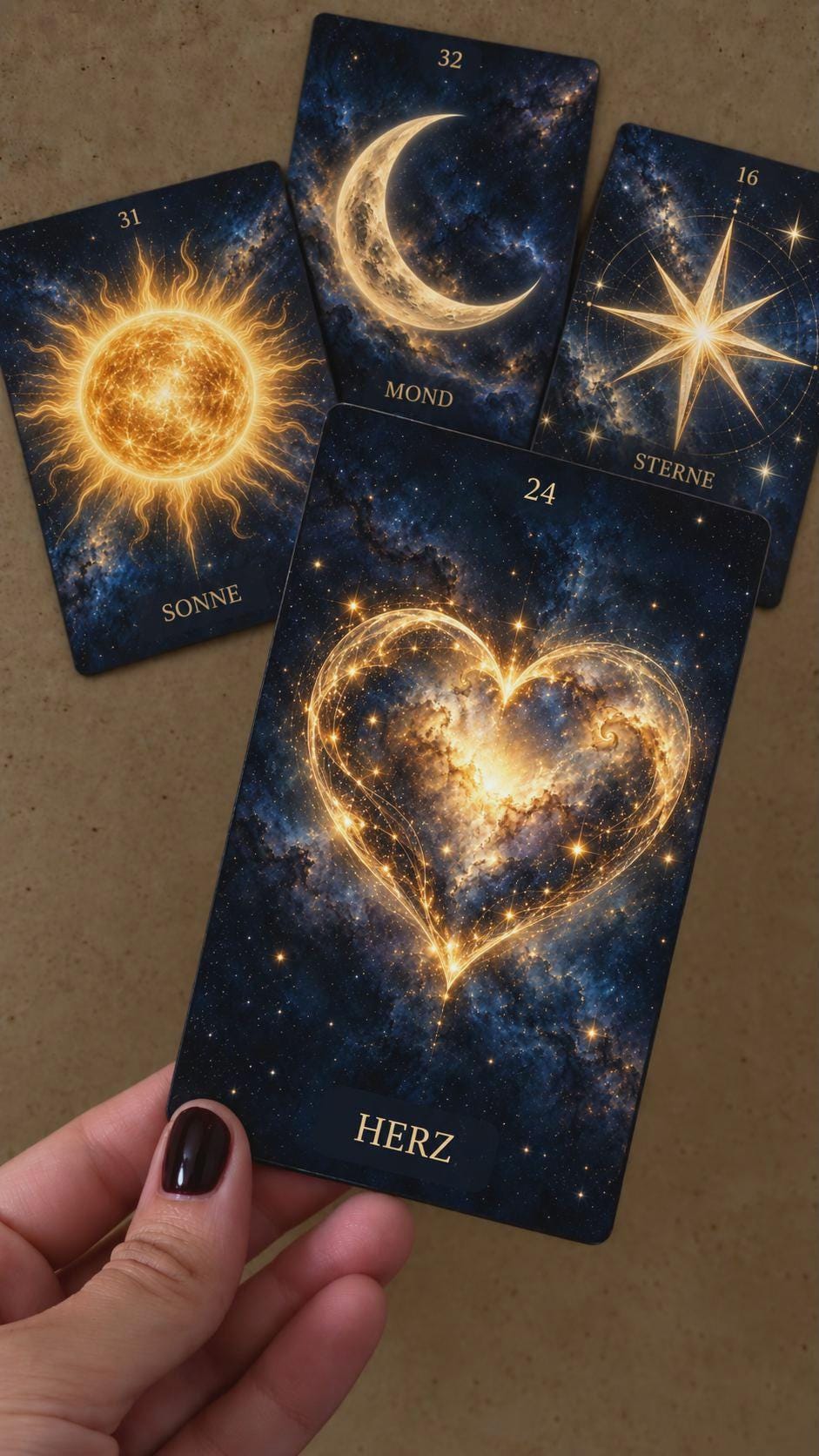 Kosmisches Lenormand – 36 Karten mit Handbuch – Produktansicht 3