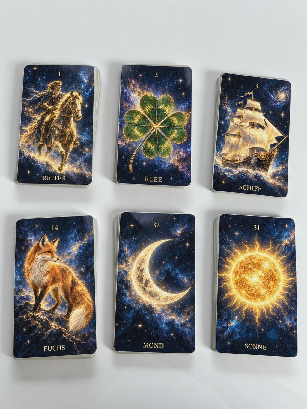 Kosmisches Lenormand – 36 Karten mit Handbuch – Produktansicht 4