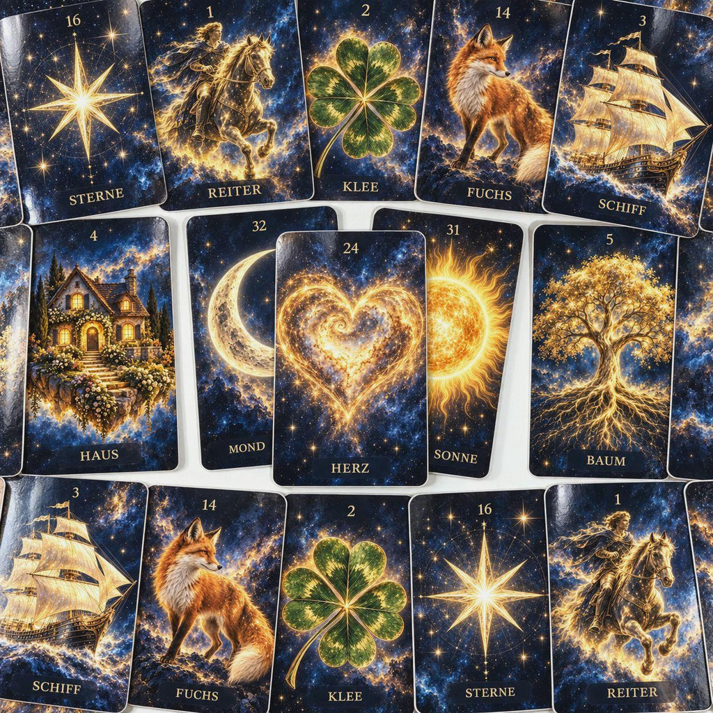 Kosmisches Lenormand – 36 Karten mit Handbuch – Produktansicht 7