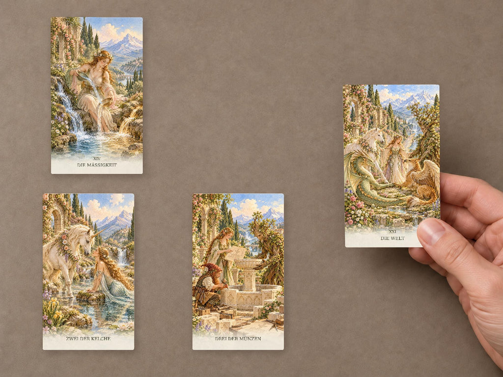 Fabelwesen – Tarot mit 78 Karten und Handbuch – Produktansicht 2