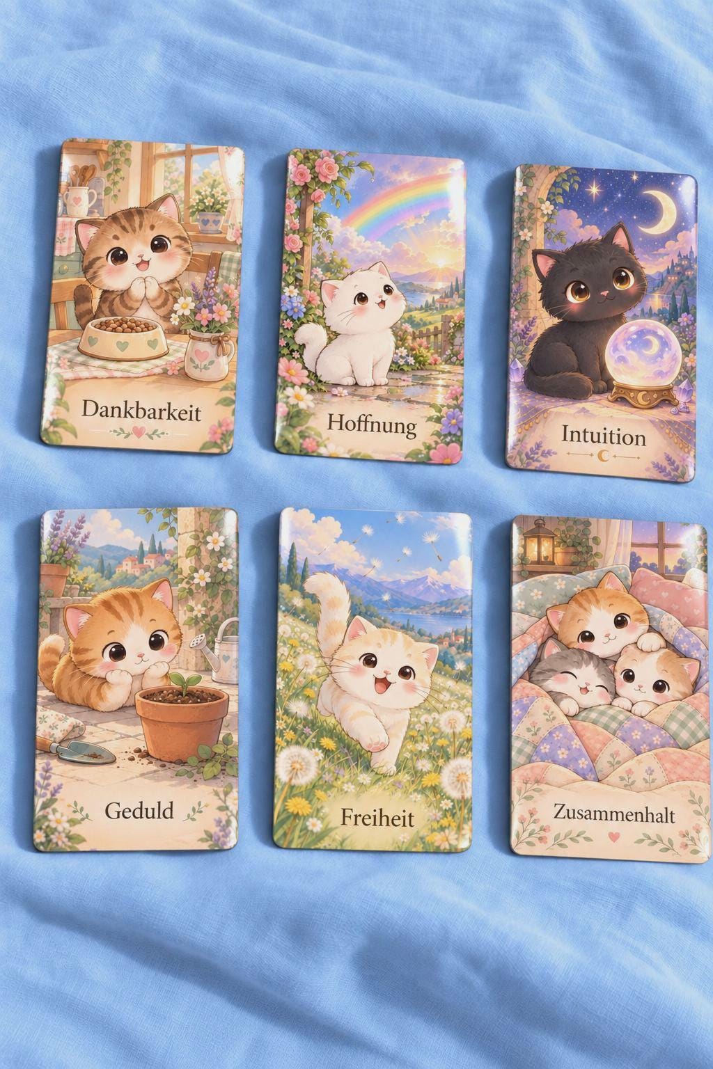 Katzen-Orakel – 36 Karten mit Handbuch – Produktansicht 3