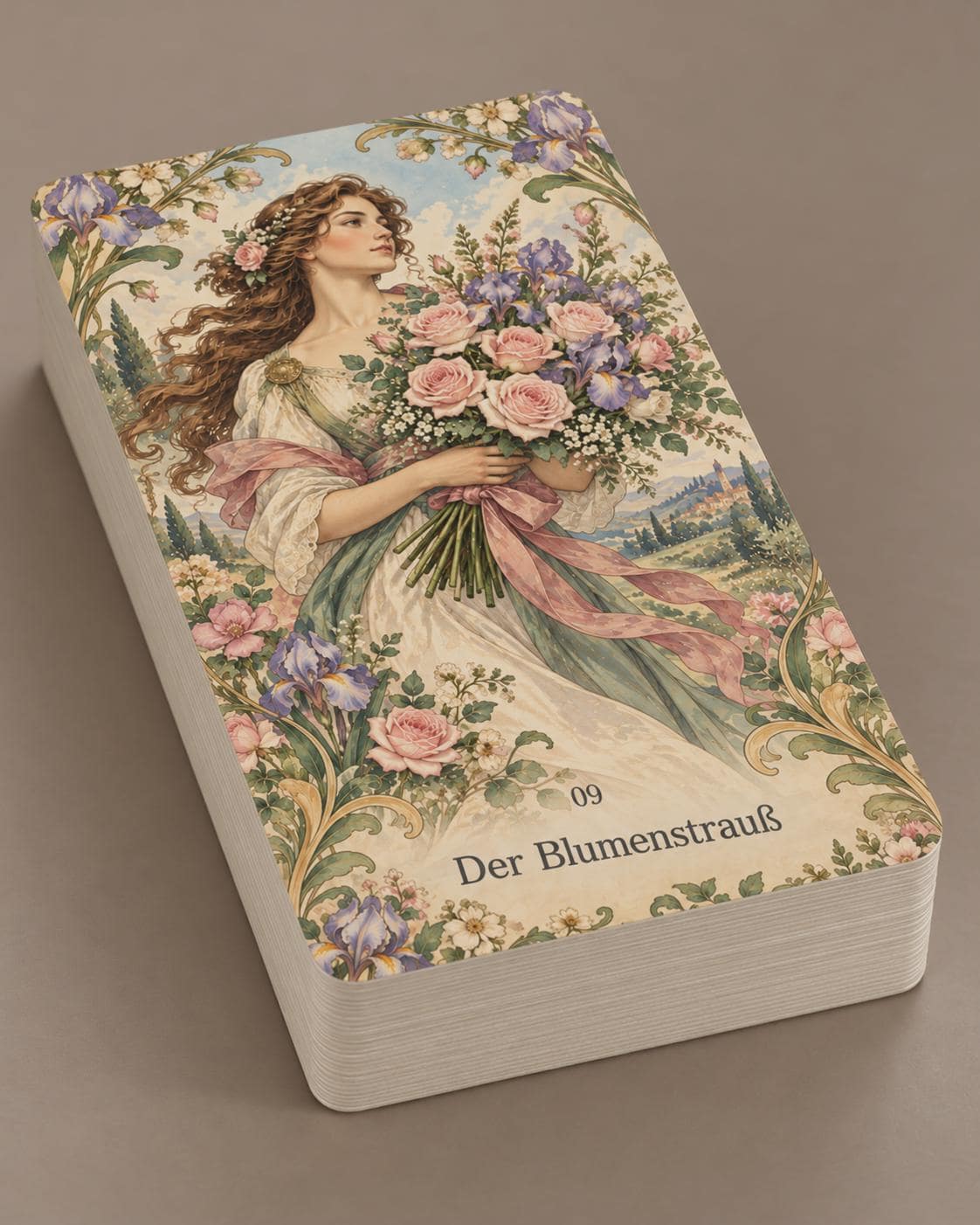Art Nouveau – Jugendstil-Lenormand mit Goldkanten – Produktansicht 4