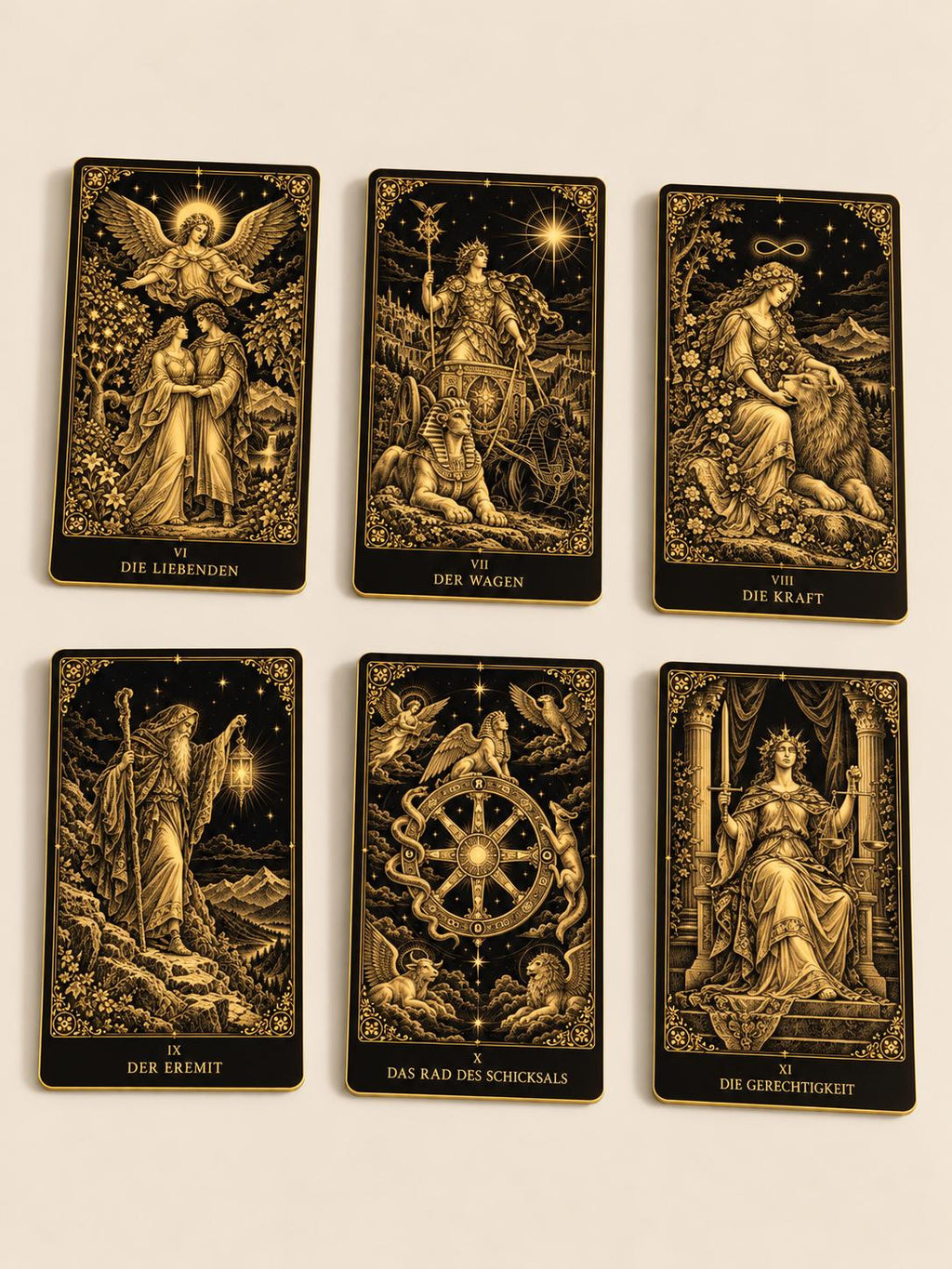 Schwarz & Gold – Tarot der Großen Arkana – Produktansicht 4