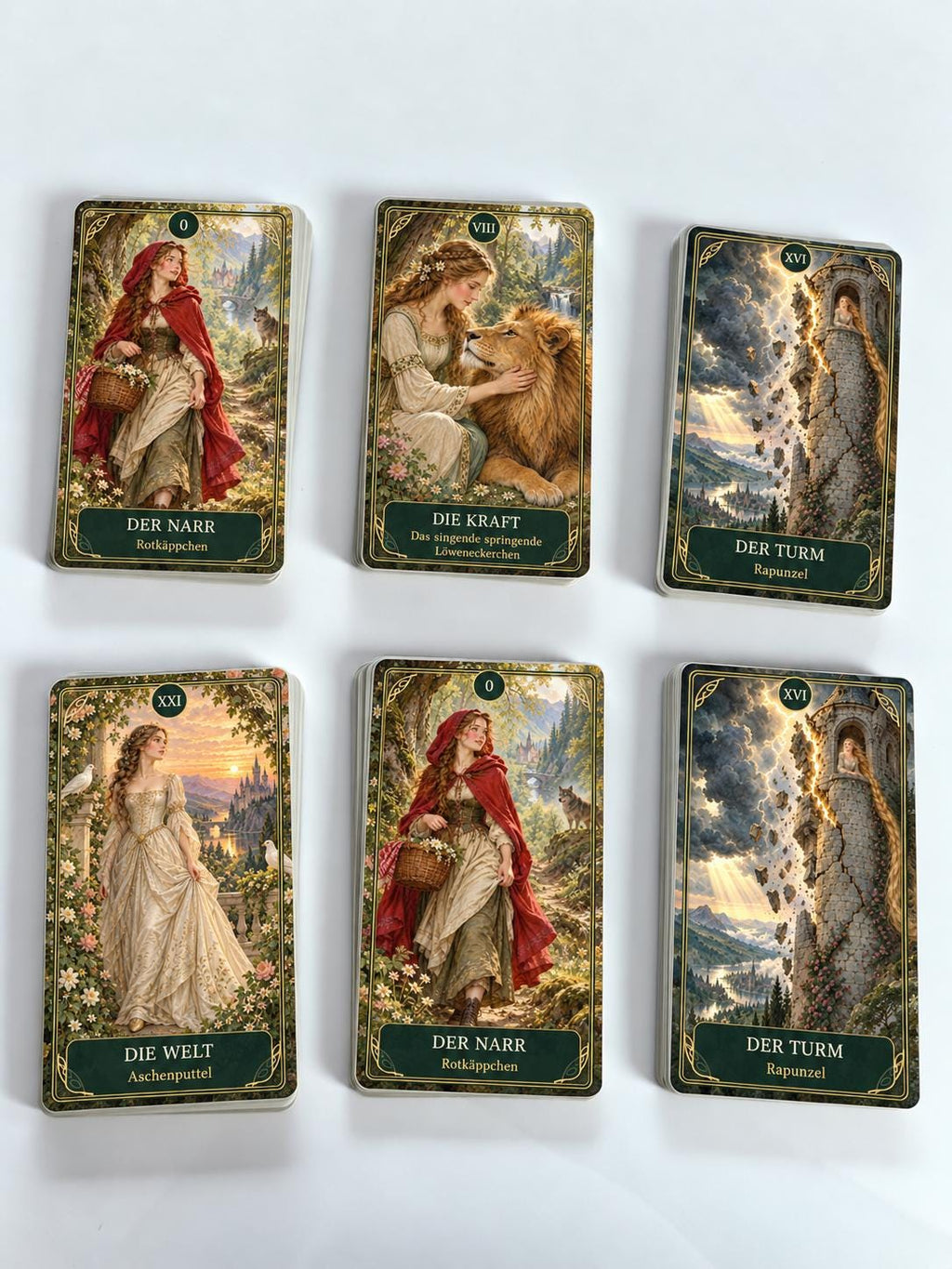 Märchen-Tarot – 22 Große Arkana mit Begleitheft – Produktansicht 2