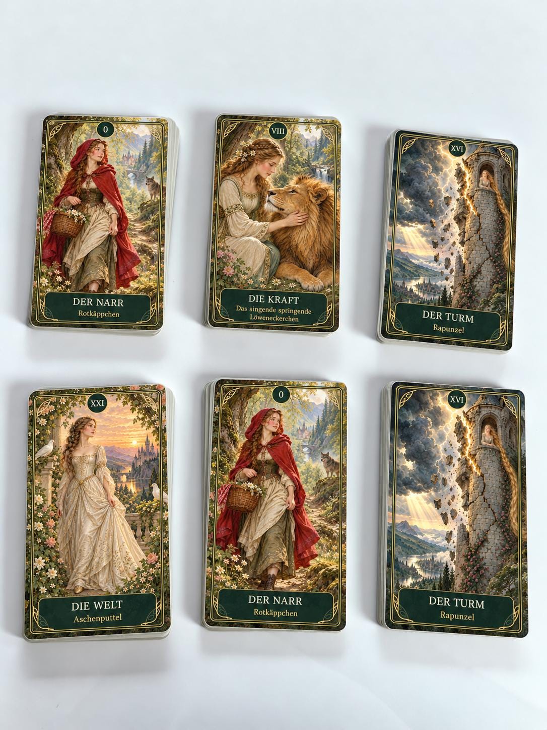 Märchen-Tarot – 22 Große Arkana mit Begleitheft – Produktansicht 2