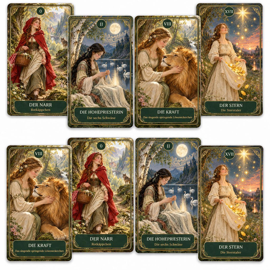 Märchen-Tarot – 22 Große Arkana mit Begleitheft – Produktansicht 3